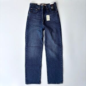 Levi's Premium Denim Nwt Ribcage Straight Super High 790780007 Jeans 28 x 32